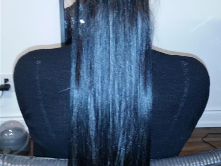 How do hair extensions look like inside the hair? 5576 how do hot fusion hair extensions look like inside the 1